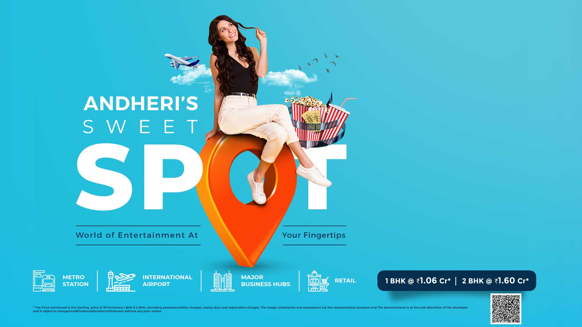 1 & 2 BHK apartments with modern amenities
