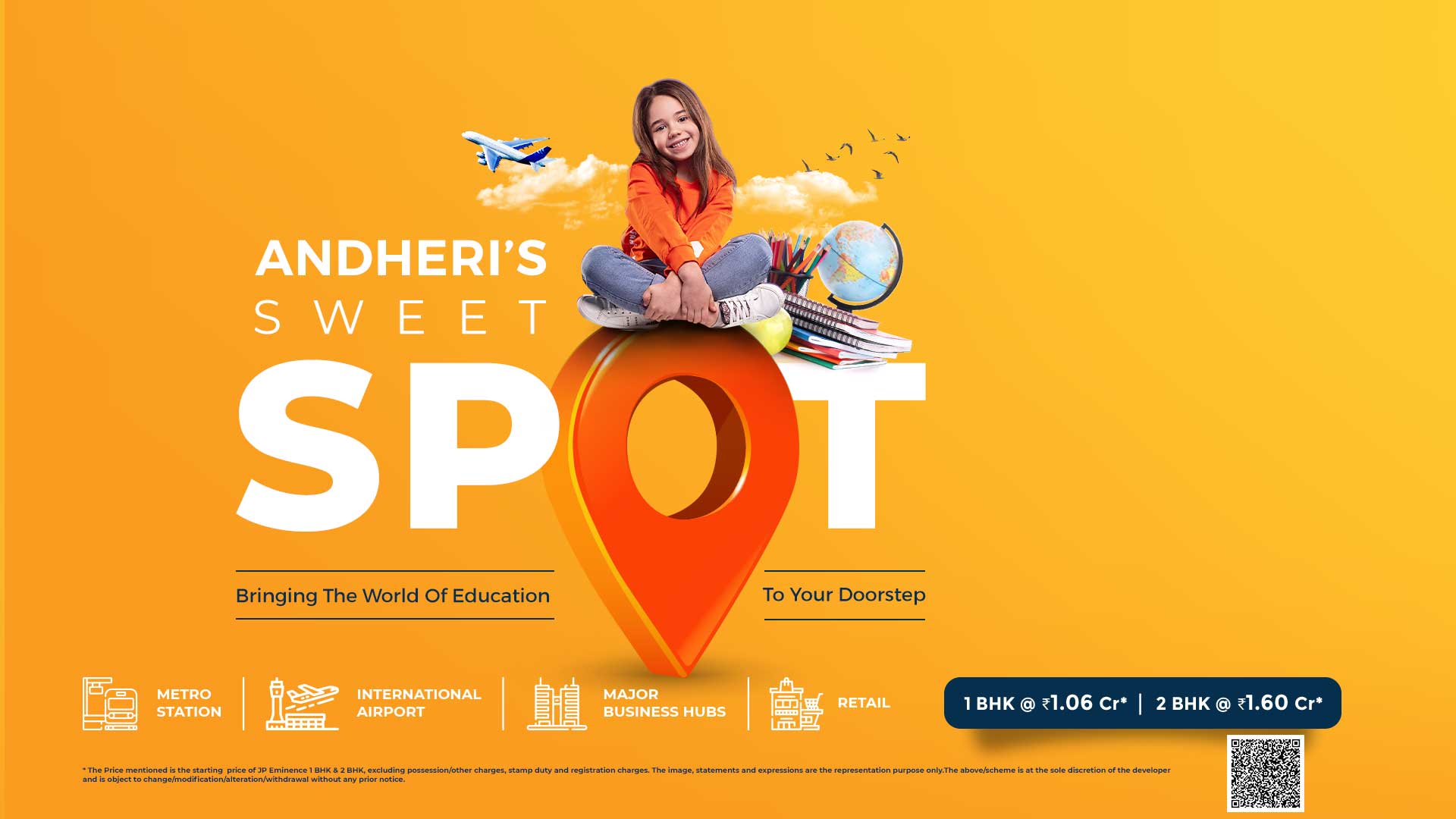 1 & 2 BHK apartments with modern amenities